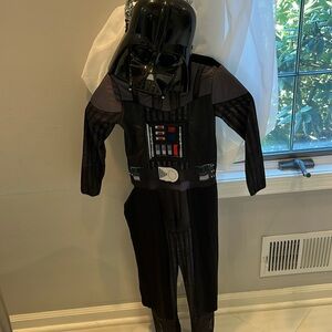 Rubies Size Small Star Wars Darth Vader costume with light saber please read